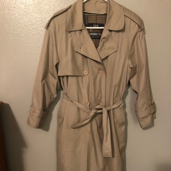 london fog trench coat with zip out lining